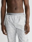Calvin Klein Modern Structure Check Sleep Pant, Blurred Check & December Sky product photo View 03 S