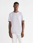 Calvin Klein Short Sleeve Structure Sleep Top, Dapple Grey product photo