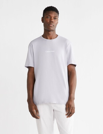 Calvin Klein Short Sleeve Structure Sleep Top, Dapple Grey product photo