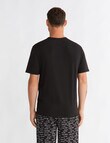 Calvin Klein Cotton Stretch Short Sleeve Top, Black product photo View 02 S