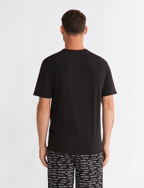 Calvin Klein Cotton Stretch Short Sleeve Top, Black product photo View 02 L