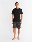 Calvin Klein Cotton Stretch Short Sleeve Top, Black product photo View 04 S
