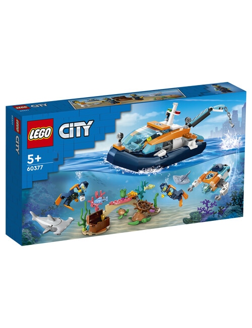 LEGO City Explorer Diving Boat, 60377 product photo View 02 L
