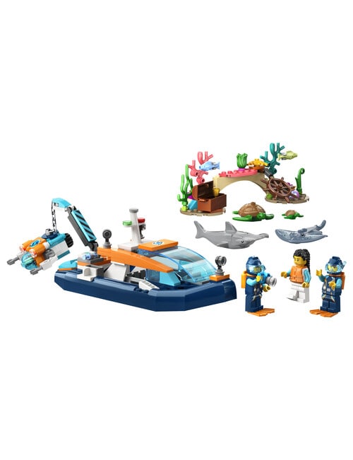 LEGO City Explorer Diving Boat, 60377 product photo View 05 L