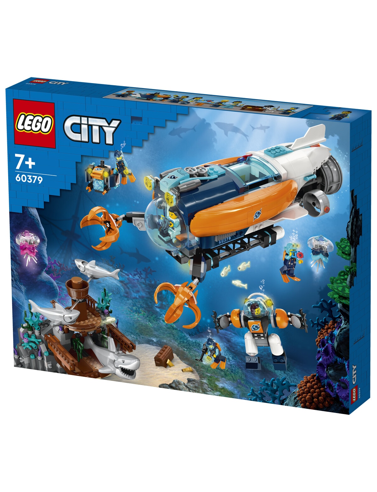 LEGO City Deep-Sea Explorer Submarine, 60379 - Lego & Construction