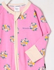 Bonds Blooming Petals Zip Wondersuit, Pink product photo View 02 S