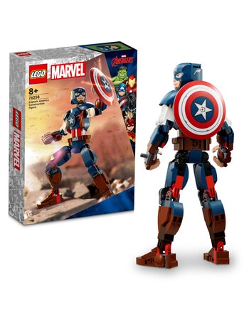 LEGO Superheroes Captain America Construction Figure, 76258 product photo
