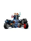 LEGO Superheroes Black Widow & Captain America Motorcycles, 76260 product photo View 03 S