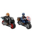 LEGO Superheroes Black Widow & Captain America Motorcycles, 76260 product photo View 05 S
