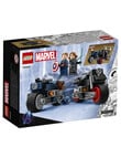 LEGO Superheroes Black Widow & Captain America Motorcycles, 76260 product photo View 06 S