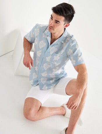 L+L Naples Shirt, Blue product photo