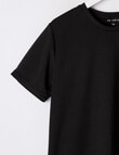 No Issue Short Sleeve Sports Tee, Black product photo View 02 S