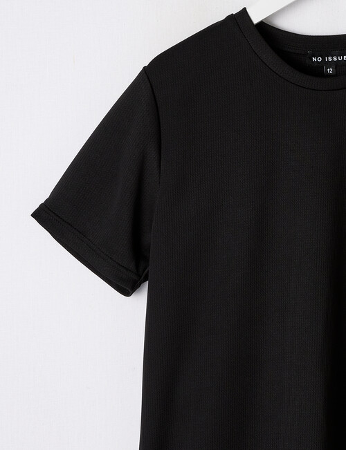 No Issue Short Sleeve Sports Tee, Black product photo View 02 L