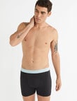 Calvin Klein Cotton Stretch Trunk, 3-Pack, Black product photo View 04 S