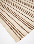 M&Co Jute Stripe Artisan Rug, 200x290cm product photo View 04 S