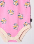Bonds Blooming Petals Roomies Singlet Suit, Pink product photo View 02 S