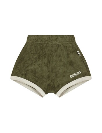 Bonds Jungle Camo Terry Towel Shorts, Green product photo