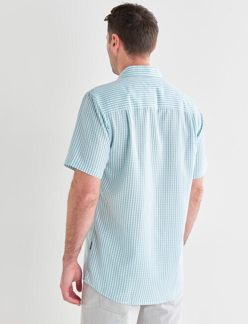 Chisel Soft Touch Short Sleeve Shirt, Aqua Casual Shirts