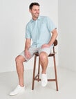 Chisel Soft Touch Short Sleeve Shirt, Aqua product photo View 03 S