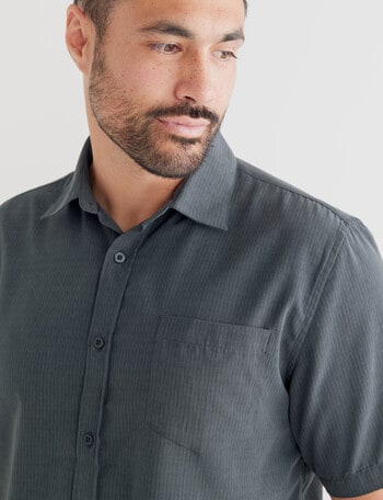 Chisel Soft Touch Short Sleeve Shirt, Charcoal product photo
