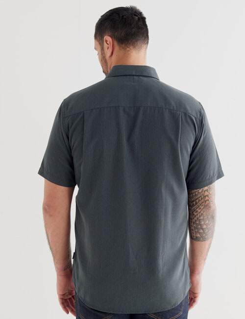 Chisel Soft Touch Short Sleeve Shirt, Charcoal product photo View 02 L