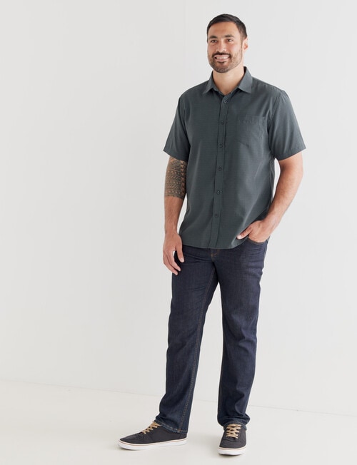 Chisel Soft Touch Short Sleeve Shirt, Charcoal product photo View 03 L