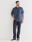 Chisel Soft Touch Short Sleeve Shirt, Navy product photo View 03 S