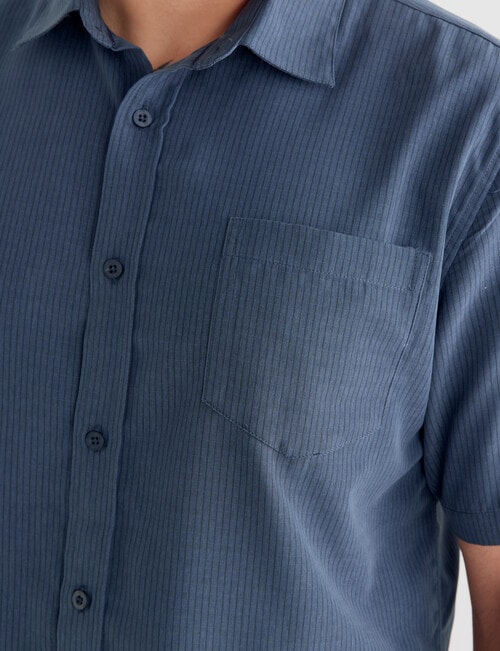 Chisel Soft Touch Short Sleeve Shirt, Navy product photo View 04 L