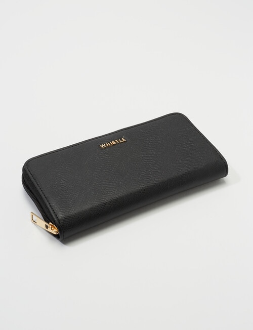 Whistle Accessories Large Zip Wallet, Black product photo