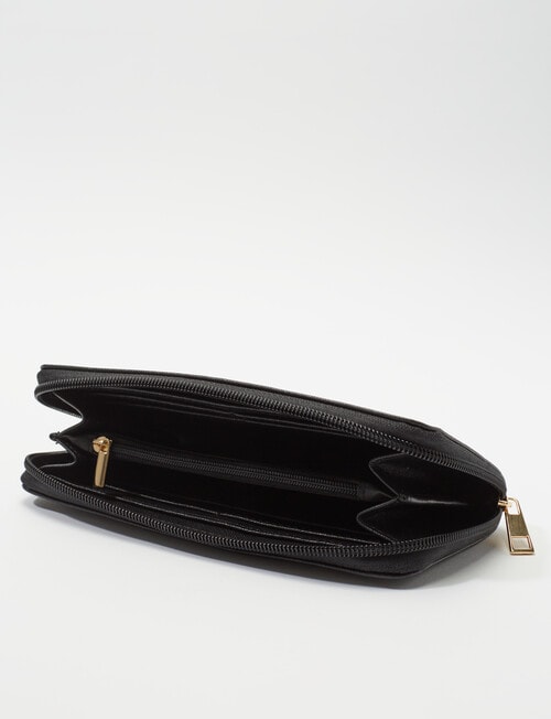 Whistle Accessories Large Zip Wallet, Black product photo View 03 L