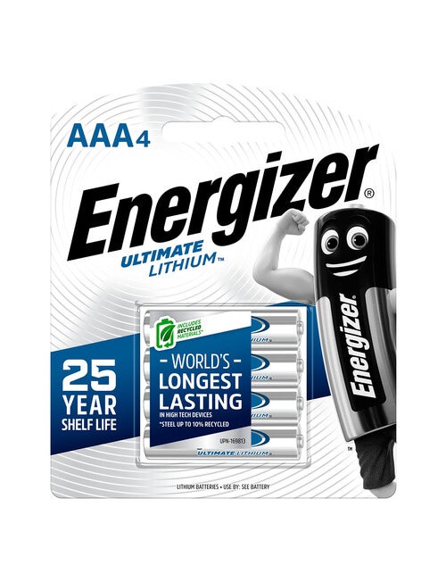 Energizer Lithium AAA Battery, 4-Pack product photo