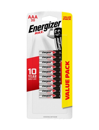 Energizer Max AAA Battery, 20-Pack product photo