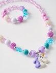 Mac & Ellie Unicorn Jewellery Set, Purple product photo View 02 S