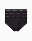 Calvin Klein Engineered Cotton Stretch Brief, 3-Pack, Black product photo