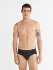 Calvin Klein Engineered Cotton Stretch Brief, 3-Pack, Black product photo View 02 S