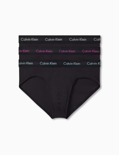 Calvin Klein Engineered Cotton Stretch Brief, 3-Pack, Black product photo