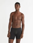 Calvin Klein Engineered Cotton Boxer Brief, 3-Pack, Black product photo View 02 S