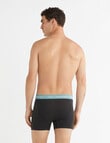 Calvin Klein Engineered Cotton Stretch Trunk, 3-Pack, Black product photo View 03 S