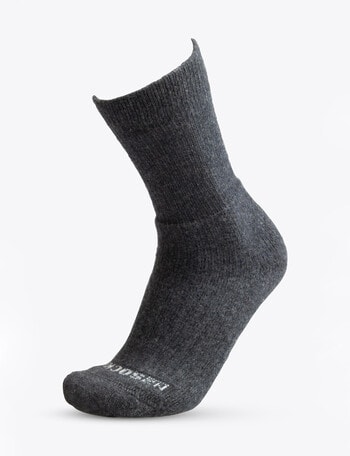 NZ Sock Co. Possum Cushion Foot Crew Sock, Grey product photo
