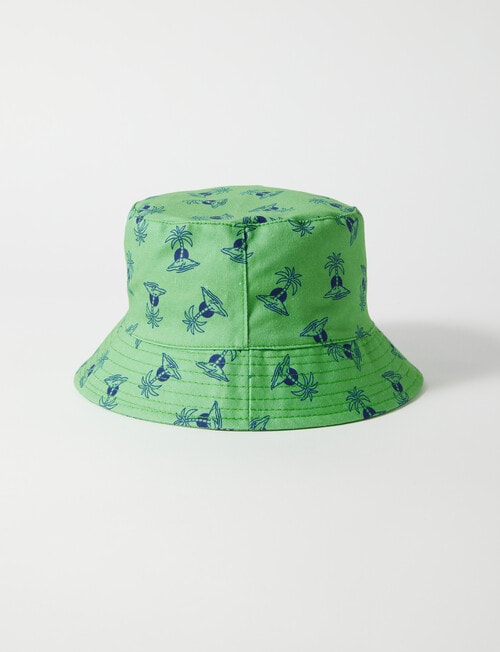 Mac & Ellie Palm Bucket Hat, Green, 3-8 product photo View 03 L
