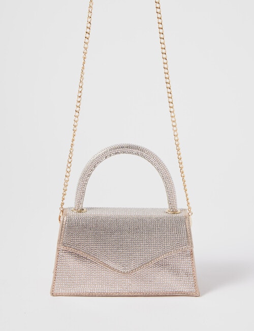 Whistle Accessories Luna Crossbody Bag, Champagne product photo View 03 L