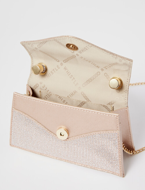 Whistle Accessories Luna Crossbody Bag, Champagne product photo View 06 L