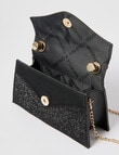 Whistle Accessories Luna Crossbody Bag, Black product photo View 06 S