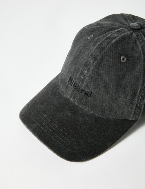 Mineral Canvas Cap, Washed Black product photo View 02 L