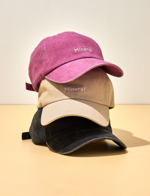 Mineral Canvas Cap, Washed Black product photo View 05 L