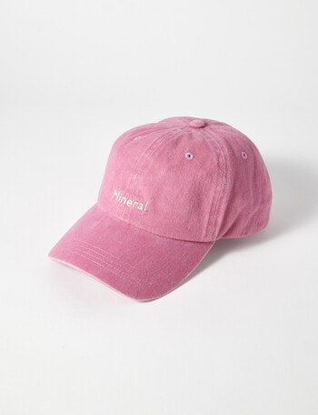 Mineral Canvas Cap, Washed Pink product photo
