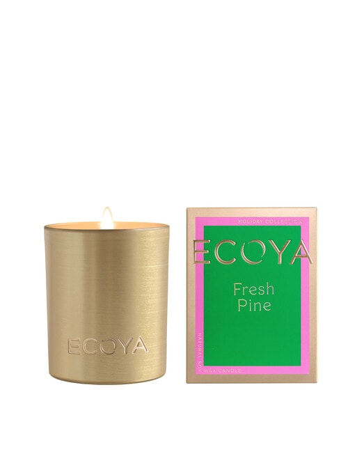 Ecoya Fresh Pine Mini Goldie Candle, 105g Home Red Dot