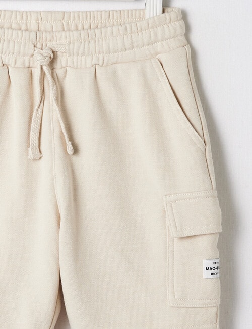 Mac & Ellie Knit Cargo Short, Putty product photo View 02 L