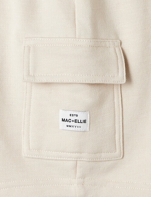 Mac & Ellie Knit Cargo Short, Putty product photo View 03 L