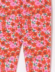 Mac & Ellie Ditsy Floral Full-Length Legging, Red product photo View 02 S